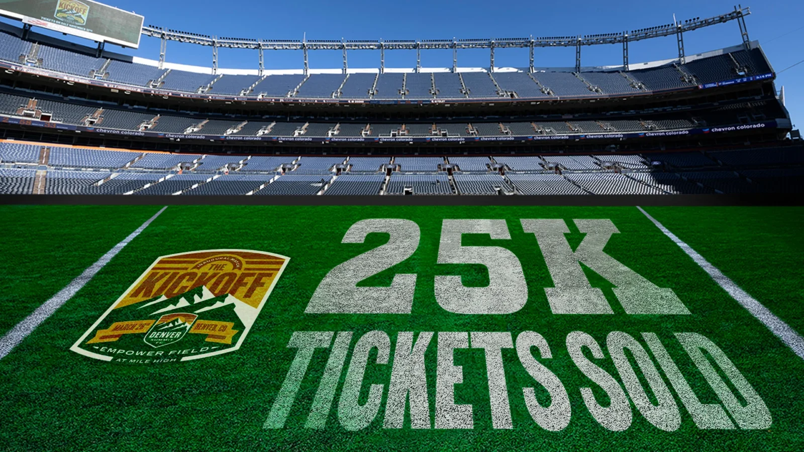 25K Tickets Sold