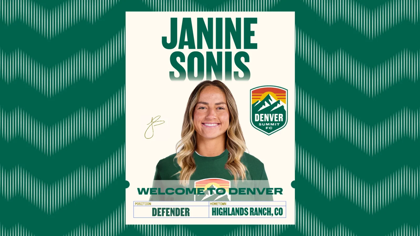 Janine Sonis player card