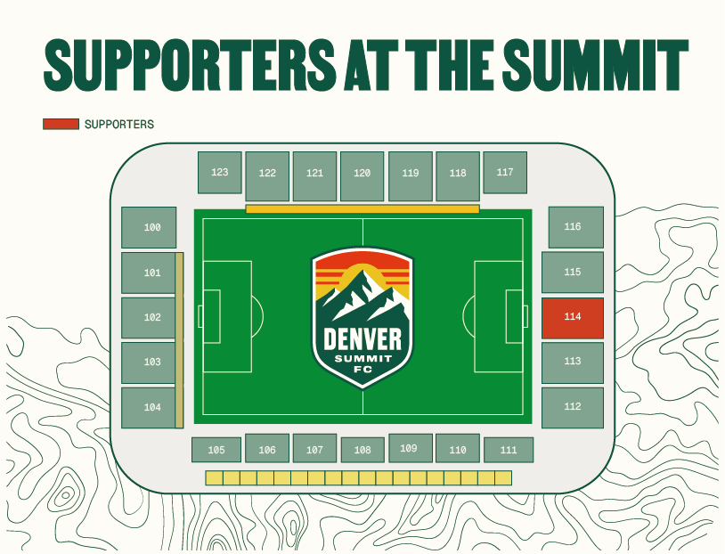 Supporters Seat Map Centennial