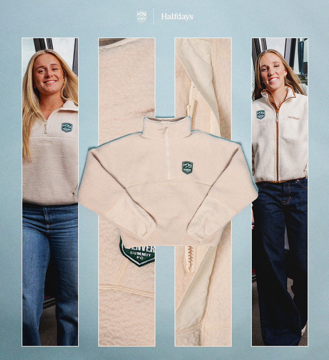 Denver Summit FC new merch, Half days collaboration