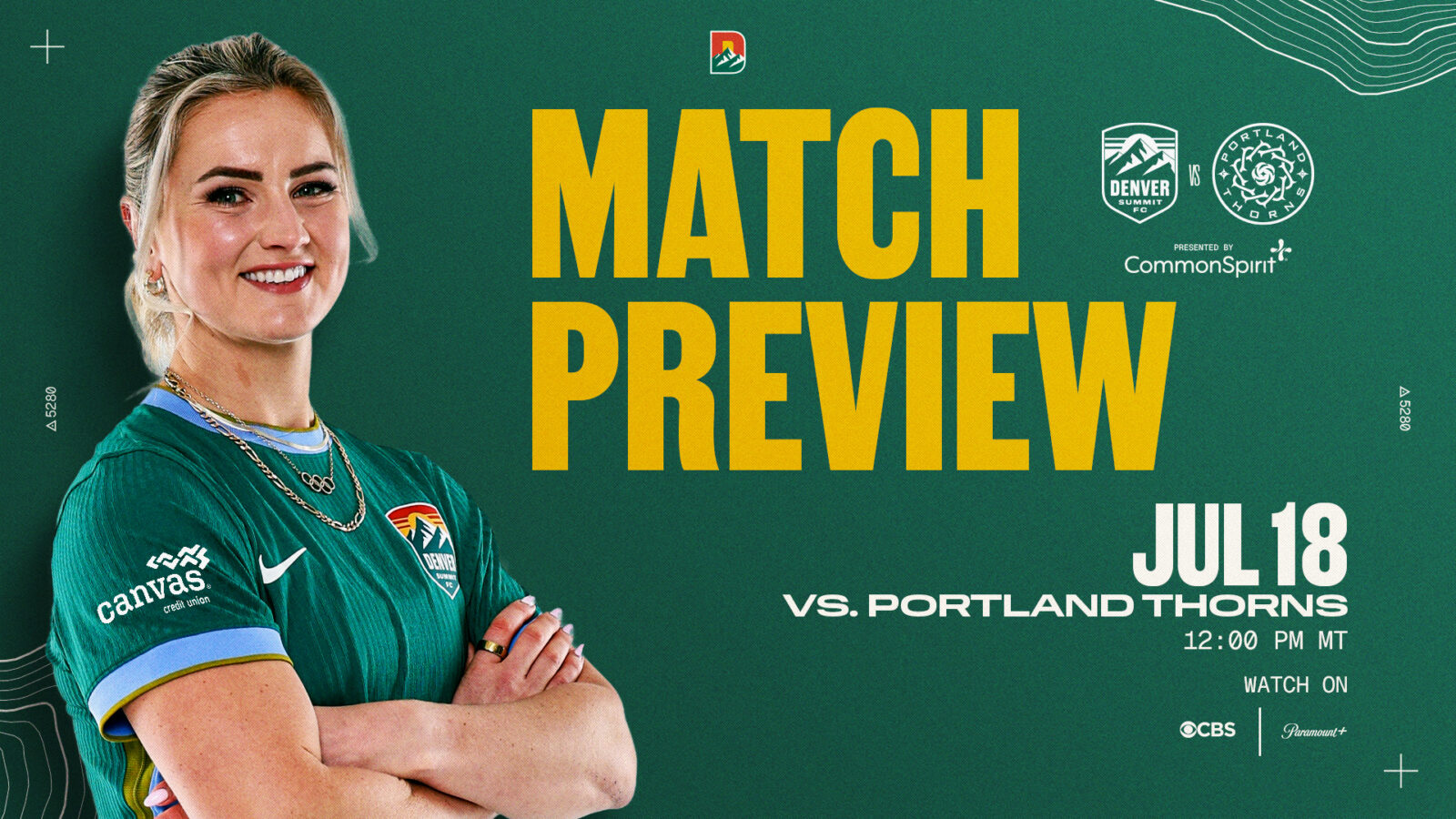Denver Summit FC vs Portland Thorns July 18, 2026