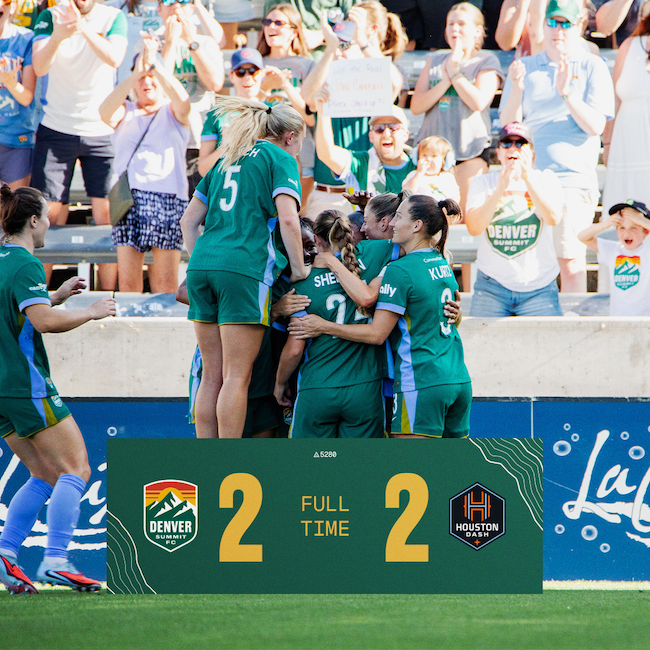 Denver Summit FC vs Houston Dash (2-2)