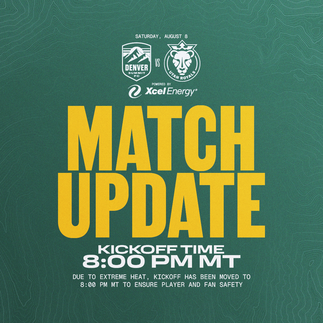 Match update Denver summit FC vs Utah Royals 8/8/26 to 8pm