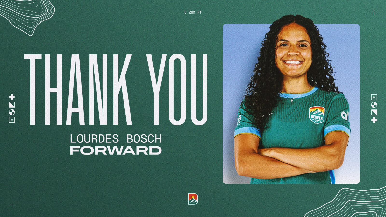 Denver Summit FC Lourdes Bosch thank you