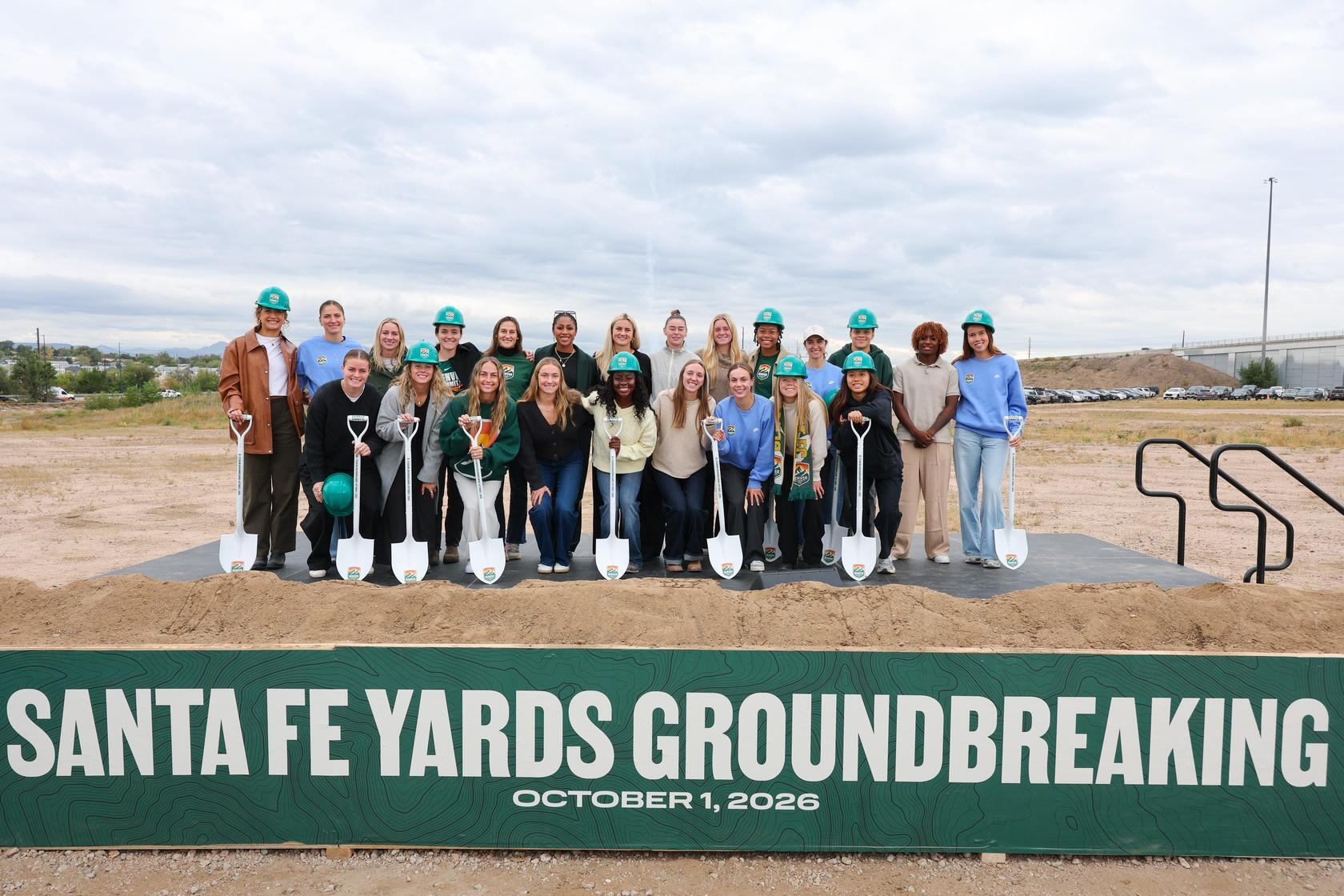 Summit team and ground breaking ceremony