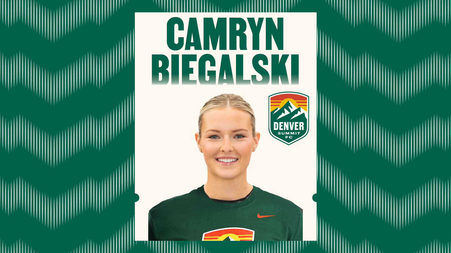 Camryn Biegalski, position:Defender, hometown:Lombard, IL